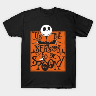 Spooky Halloween Horror Ghost Christmas Slogan T-Shirt